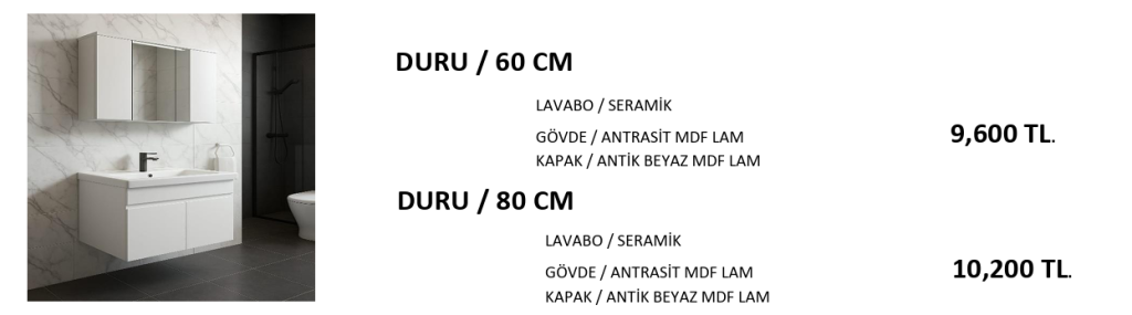 ekonomik banyo modeli duru