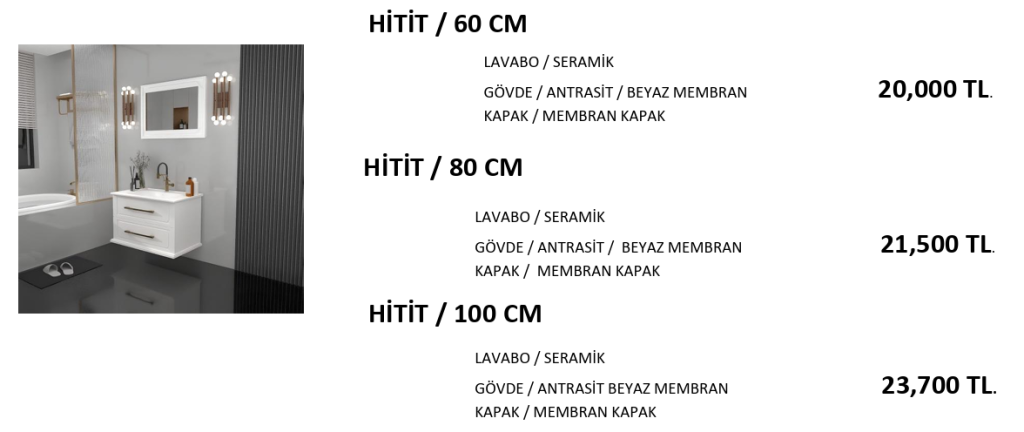 ekonomik banyo modeli hitit