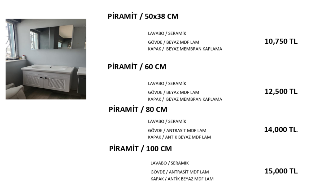 ekonomik banyo modeli piramit